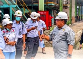 Dagrin Barut Kunjungi PT Antang Ganda Utama Serta Mendata Aktivitas Insdustri Kelapa Sawit