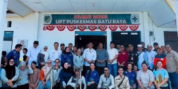 Bupati Beserta Jajarannya Tinjau Prasarana dan Puskesmas Batu Raya 1