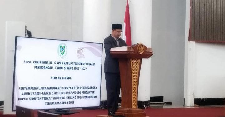 Lima Fraksi Sampaikan Pandangan, Pemkab Seruyan Tegaskan Komitmen Benahi Pengelolaan Anggaran