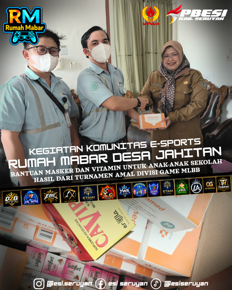 Rumah Mabar Desa Jahitan di Bawah Naungan PBESI Seruyan, Kembangkan E-Sports dan Kepedulian Sosial
