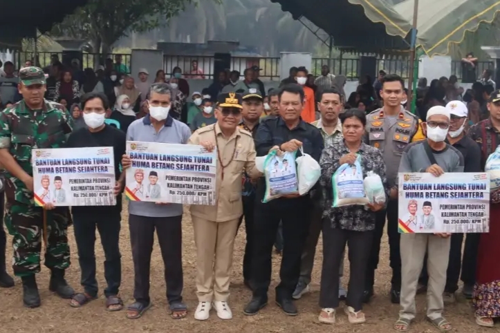 Bantuan Gubernur Kalteng Menyapa Warga Seruyan, Bupati Seruyan Sampaikan Apresiasi
